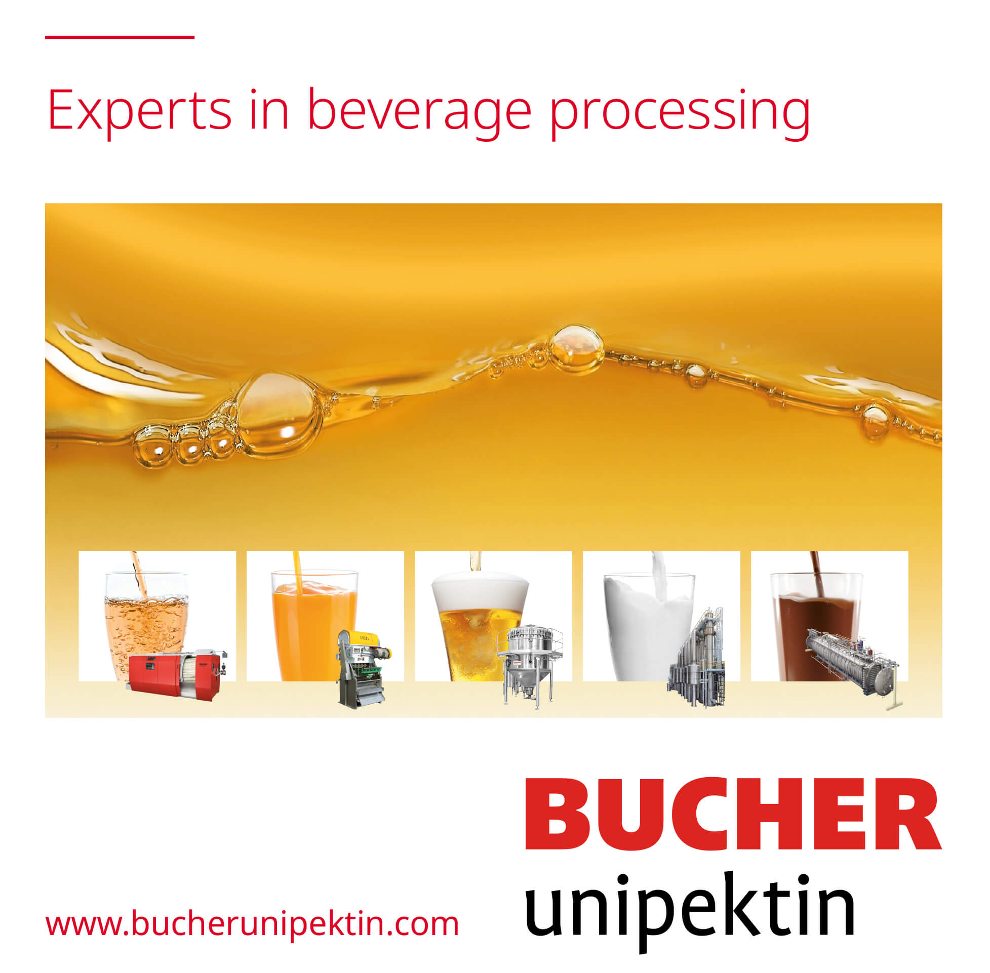Bucher Unipektin - Experts in beverage processing